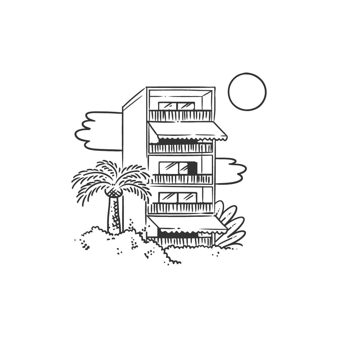 Ilustración alojamiento