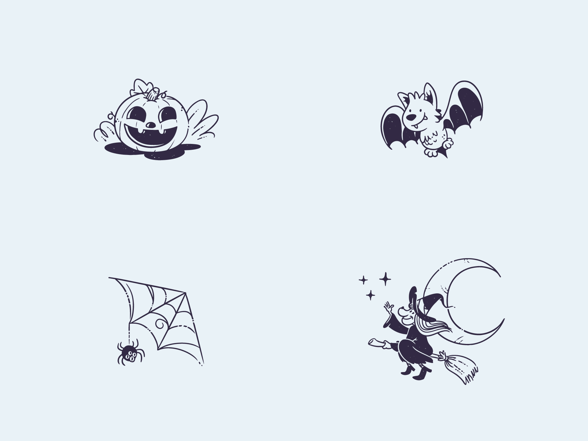 Ilustraciones para Halloween