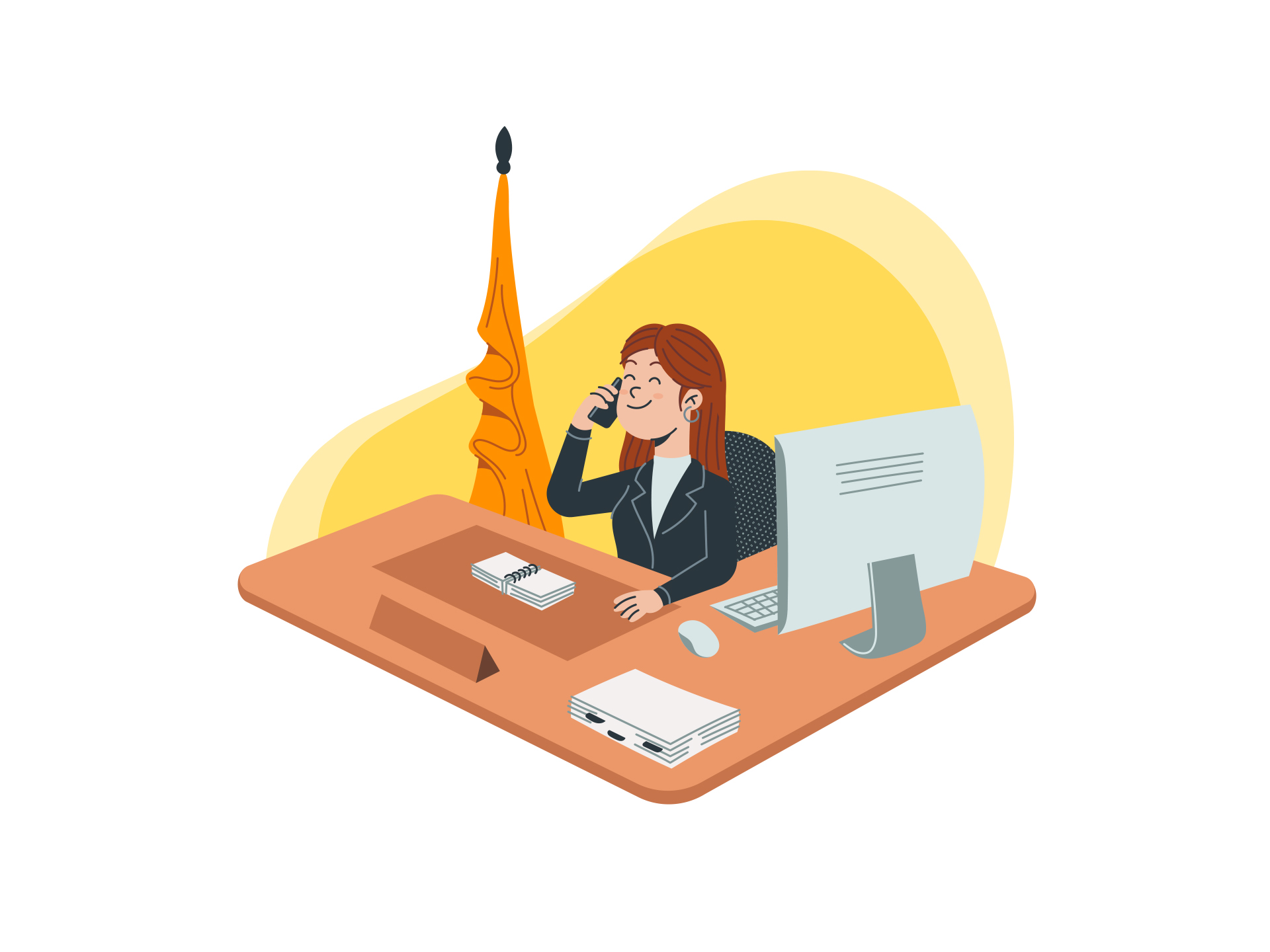Ilustraciones para academia de oposiciones