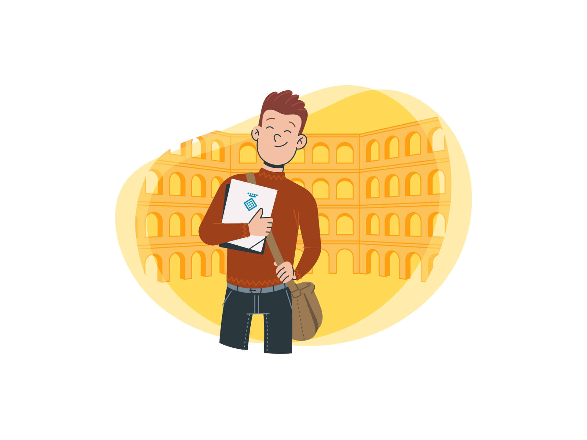 Ilustraciones para academia de oposiciones