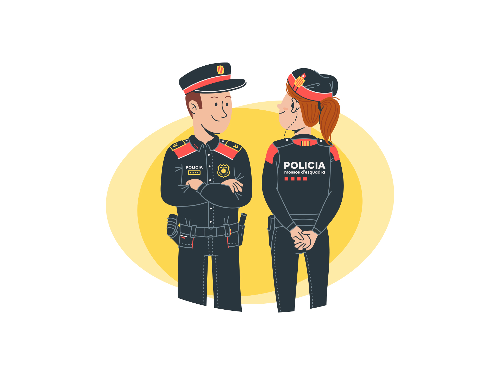 Ilustraciones para academia de oposiciones