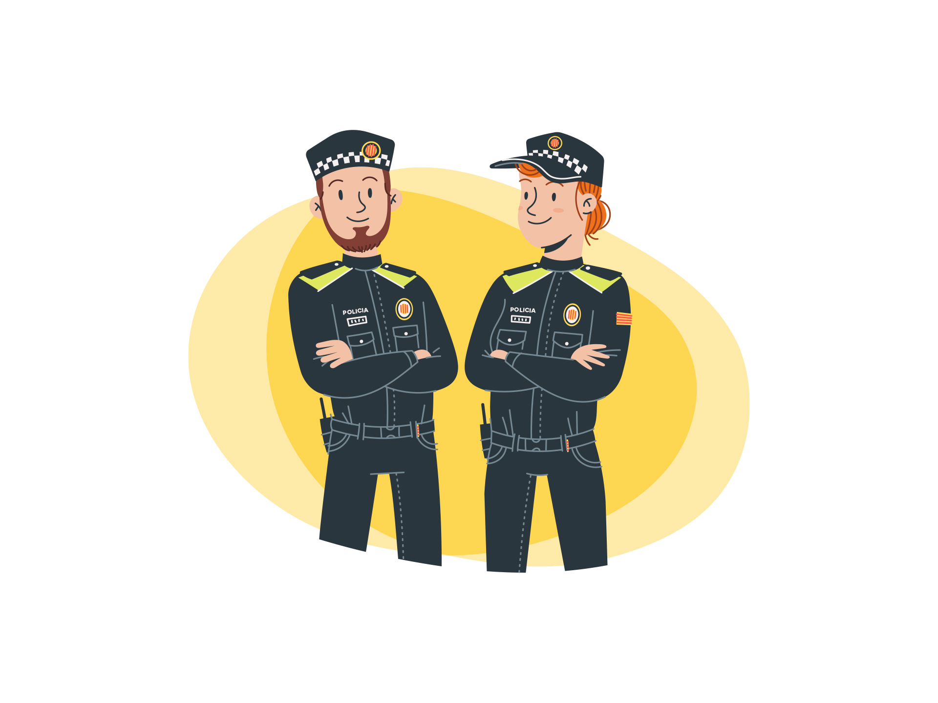 Ilustraciones para academia de oposiciones