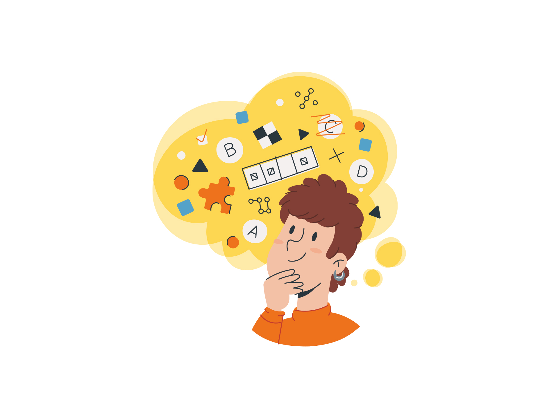 Ilustraciones para academia de oposiciones