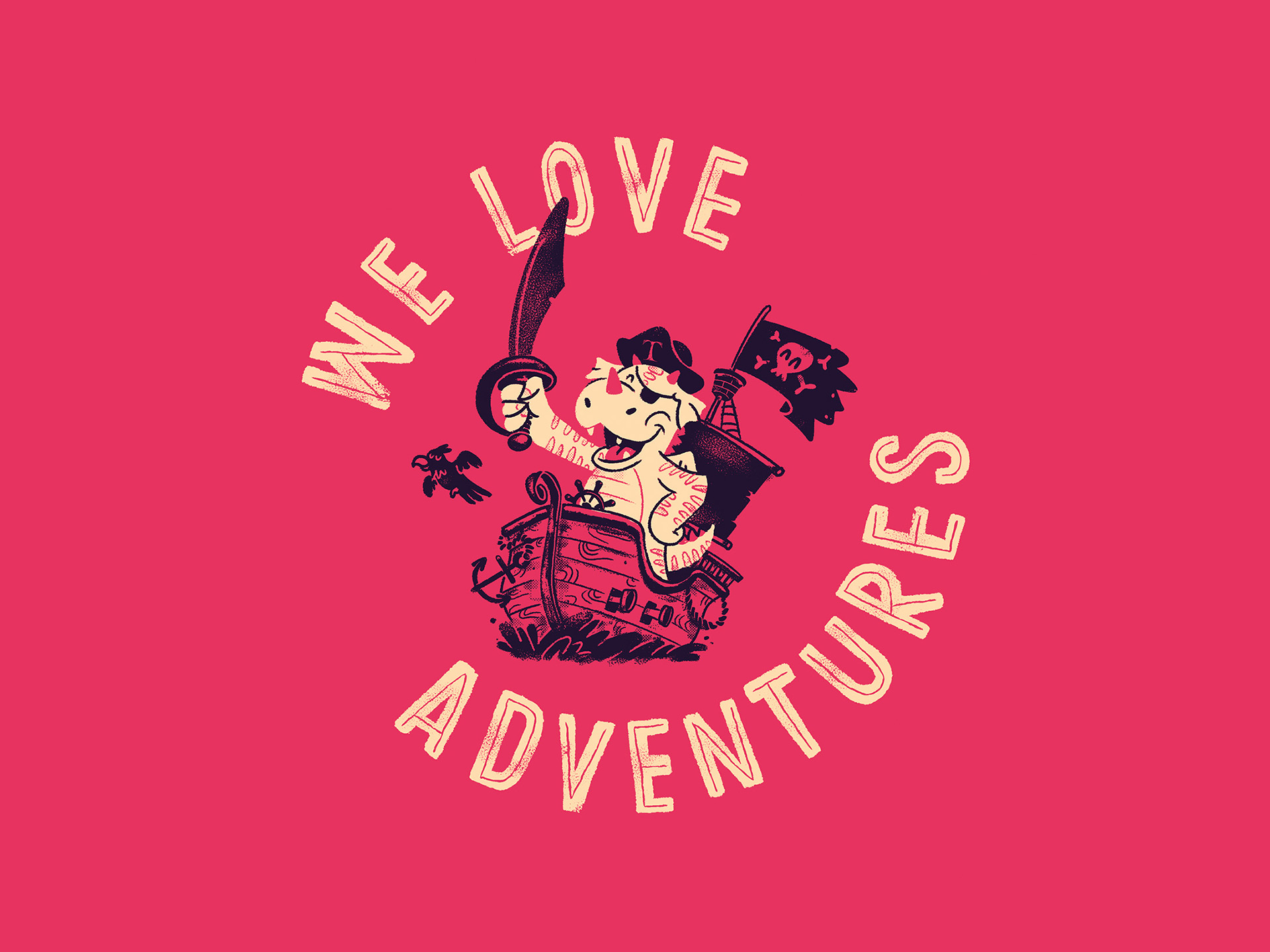 Diseño camiseta We Love Adventures