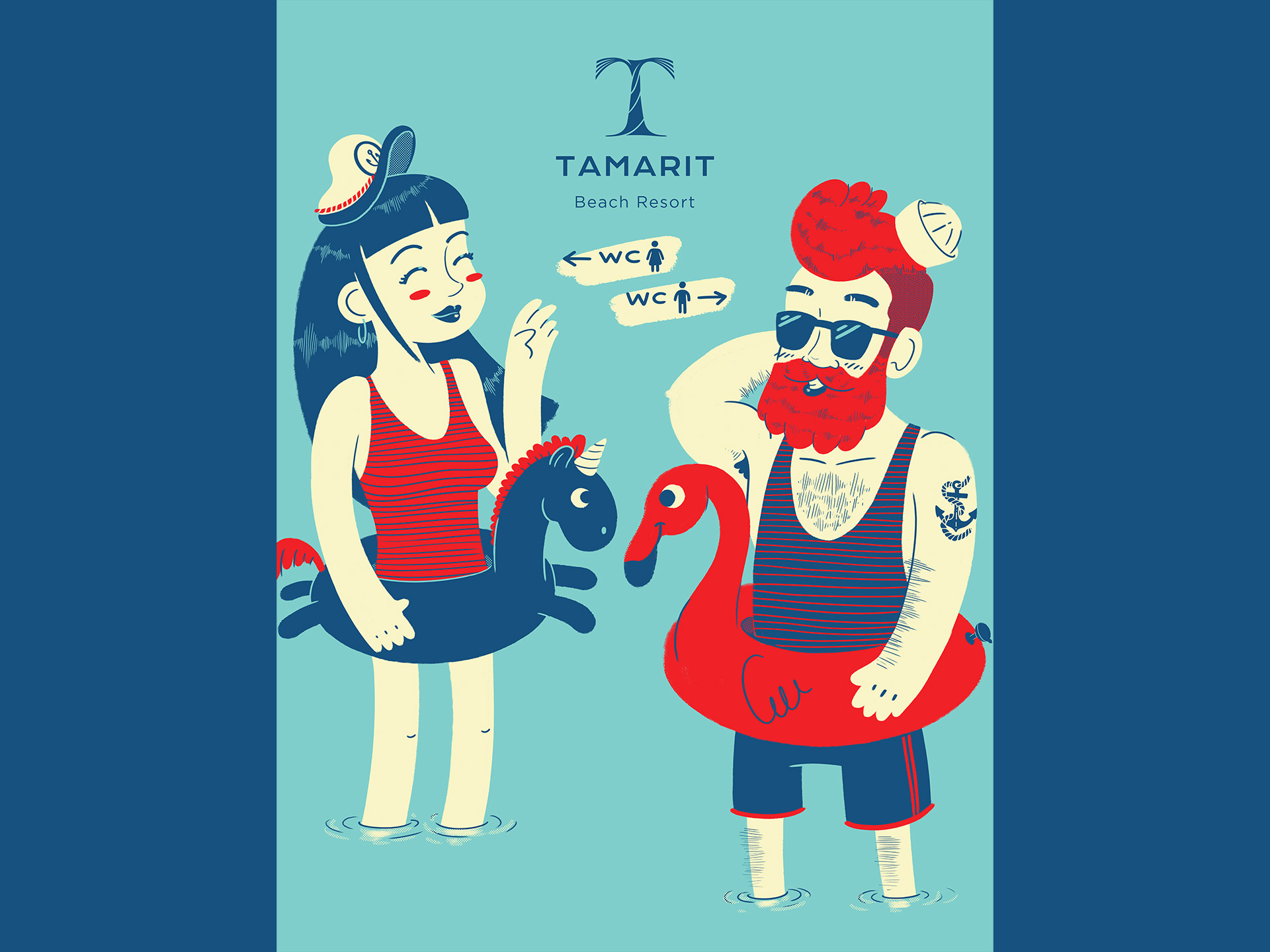 Ilustraciones para wc