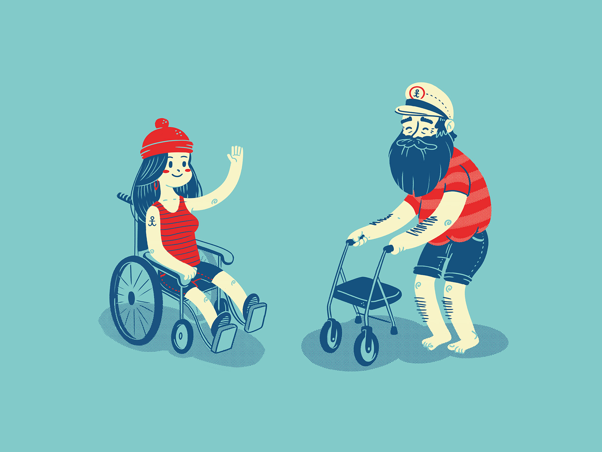 Ilustraciones para wc