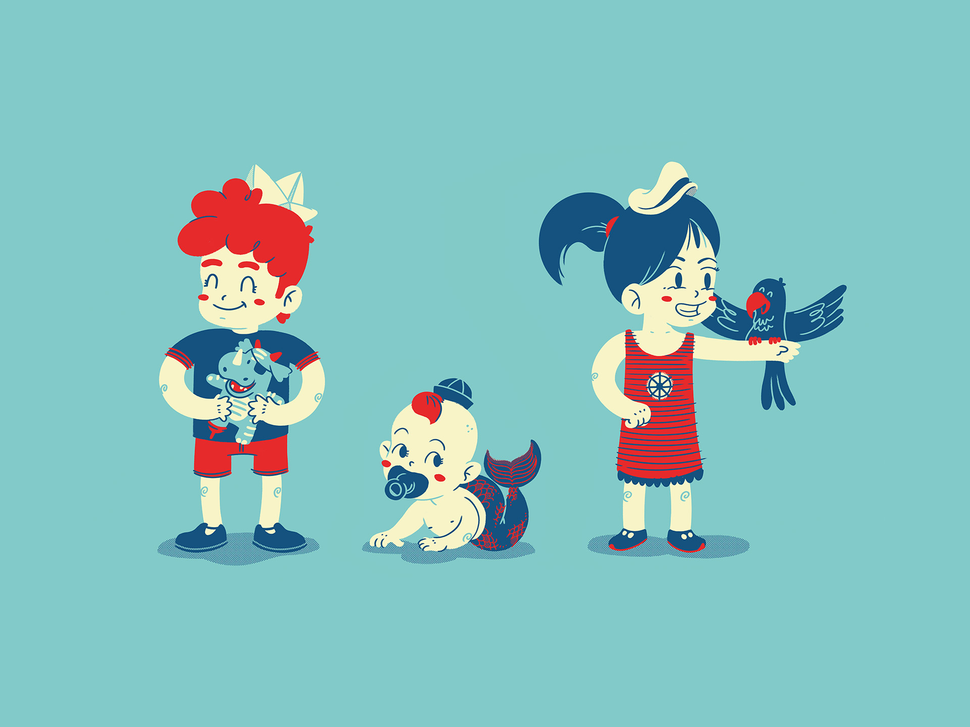 Ilustraciones para wc